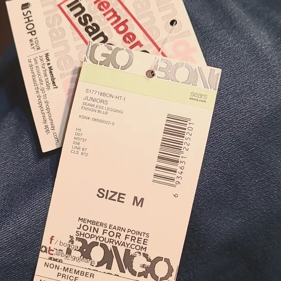 NEW🔥Bongo Leggings Size M - Picture 3 of 3